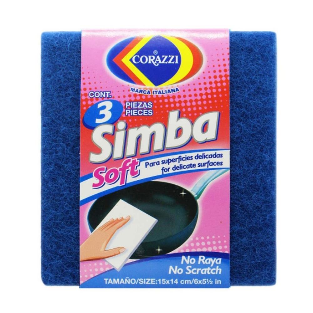 Foto 2 pulgar | Fibra Simba Corazzi Suave No Raya 24 Paquetes