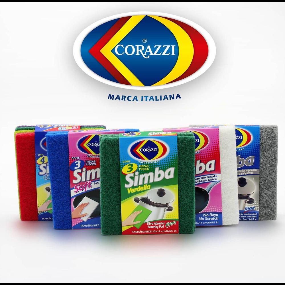 Foto 4 pulgar | Fibra Simba Corazzi Suave No Raya 24 Paquetes