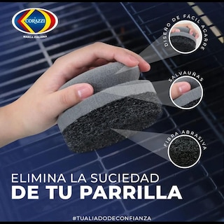Foto 5 | Fibra Esponja Limpia Parrillas Corazzi 6 Piezas