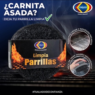 Foto 6 | Fibra Esponja Limpia Parrillas Corazzi 6 Piezas