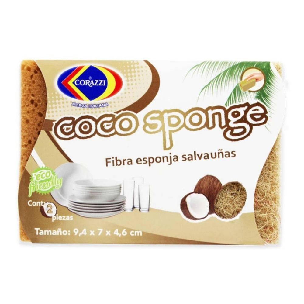 Foto 1 | Fibra Esponja Coco Corazzi Salvauñas 24 Paquetes