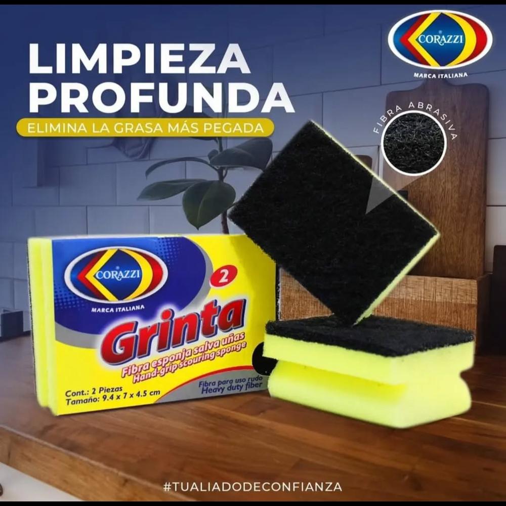 Foto 3 pulgar | Fibra Esponja Grinta Corazzi Salvauñas Uso Rudo