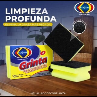 Foto 2 | Fibra Esponja Grinta Corazzi Salvauñas Uso Rudo