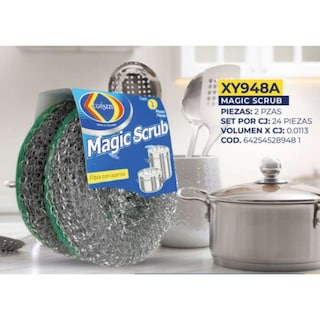 Foto 2 | Fibra Magic Scrub Corazzi Metálica Con Acerina
