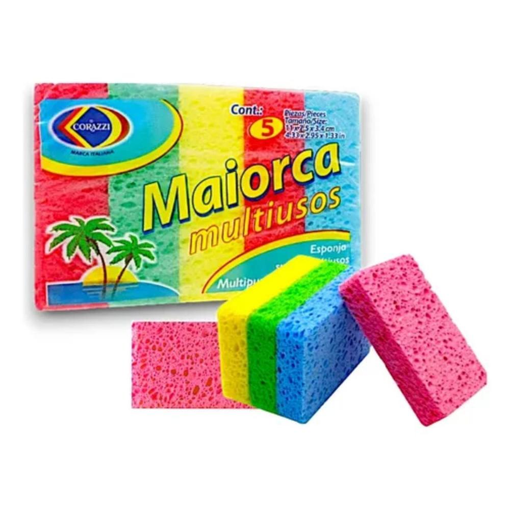 Foto 3 pulgar | Esponja Maiorca Corazzi Suave Multiusos 24 Paquetes