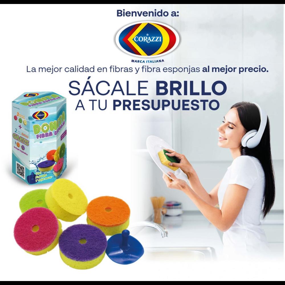 Foto 4 pulgar | Fibra Esponja Donita Corazzi