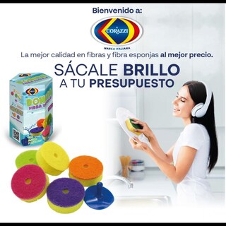 Foto 3 | Fibra Esponja Donita Corazzi
