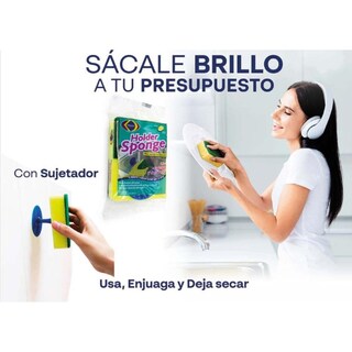 Foto 2 | Fibra Esponja Corazzi con Soporte 12 Paquetes
