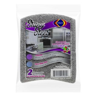 Foto 1 | Fibra Esponja Corazzi Shiny Steel