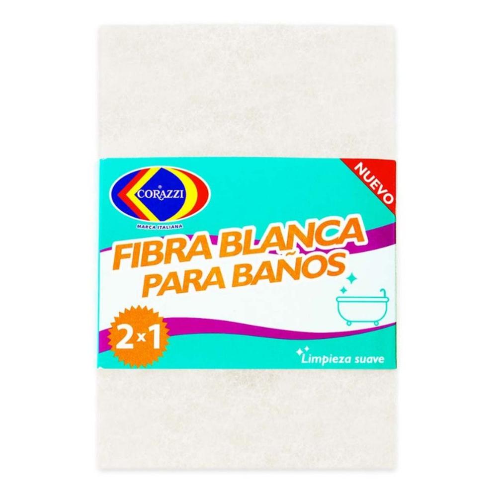 Fibra Blanca Corazzi Suave para Baños 12 Paquetes $1,079