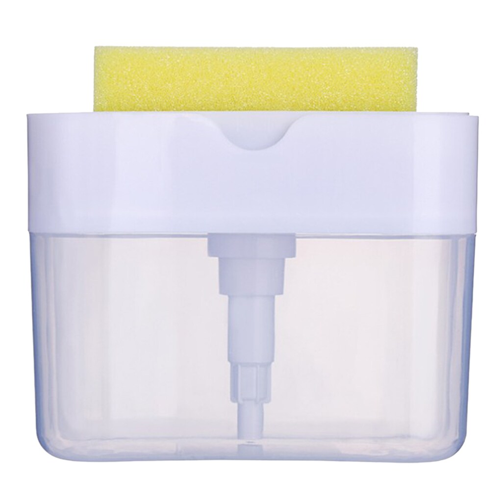 Caja Con Soporte Para Bomba De Jabón, Encimera De Cocina, Color Blanco - Venta Internacional. $781