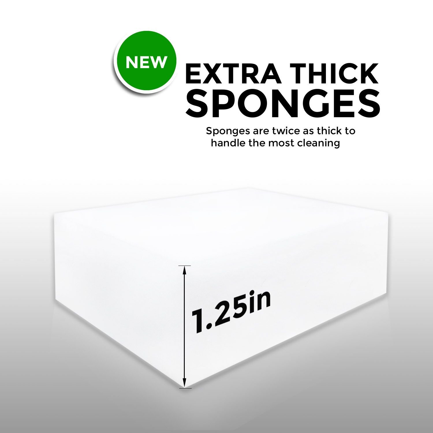 Foto 4 pulgar | Esponjas Limpiadoras Stk Extra Thick Magic 100 Piezas - Venta Internacional