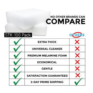 Foto 4 | Esponjas Limpiadoras Stk Extra Thick Magic 100 Piezas - Venta Internacional