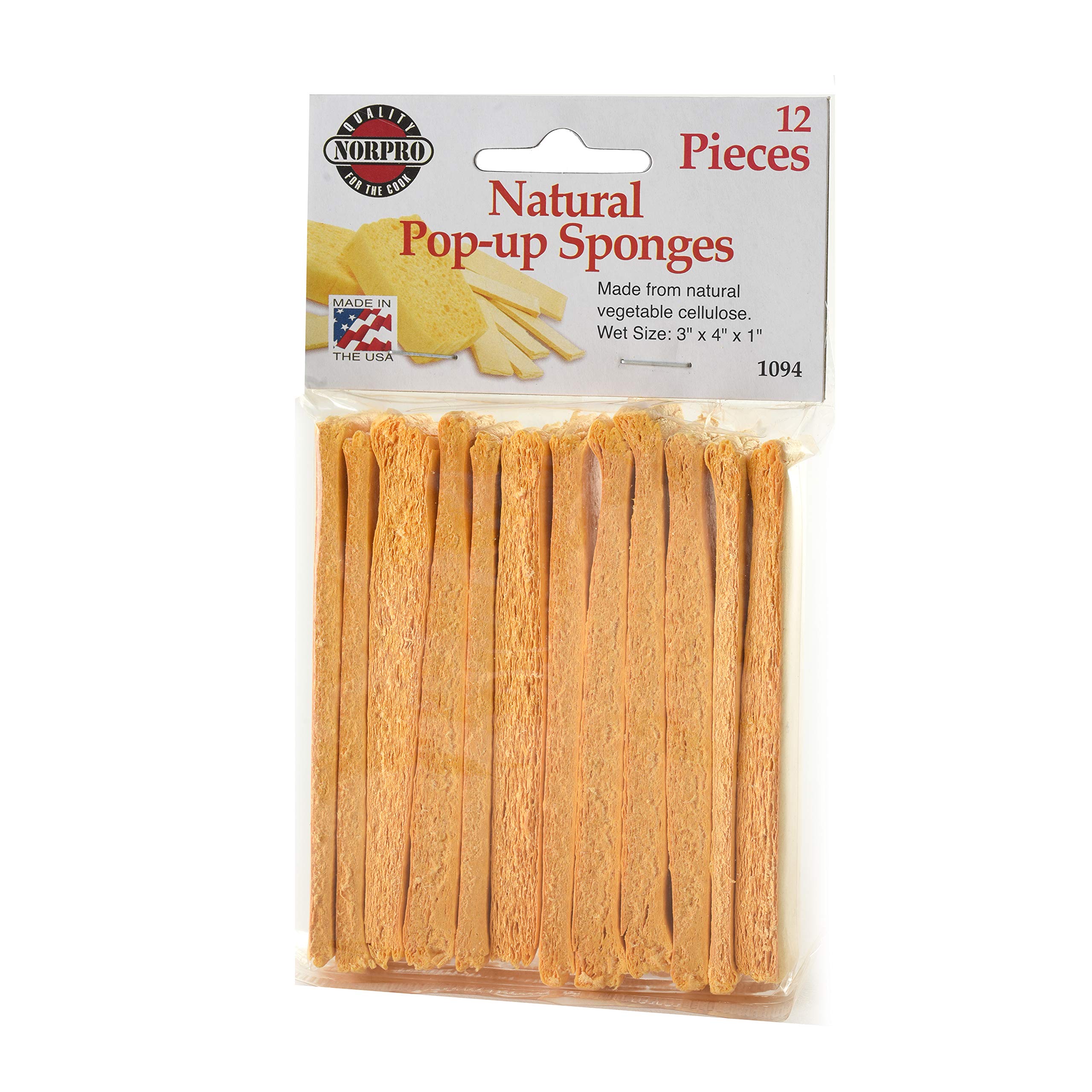 Foto 7 pulgar | Esponjas Norpro Pop-up Natural, 12 Piezas, Para Cocina - Venta Internacional.