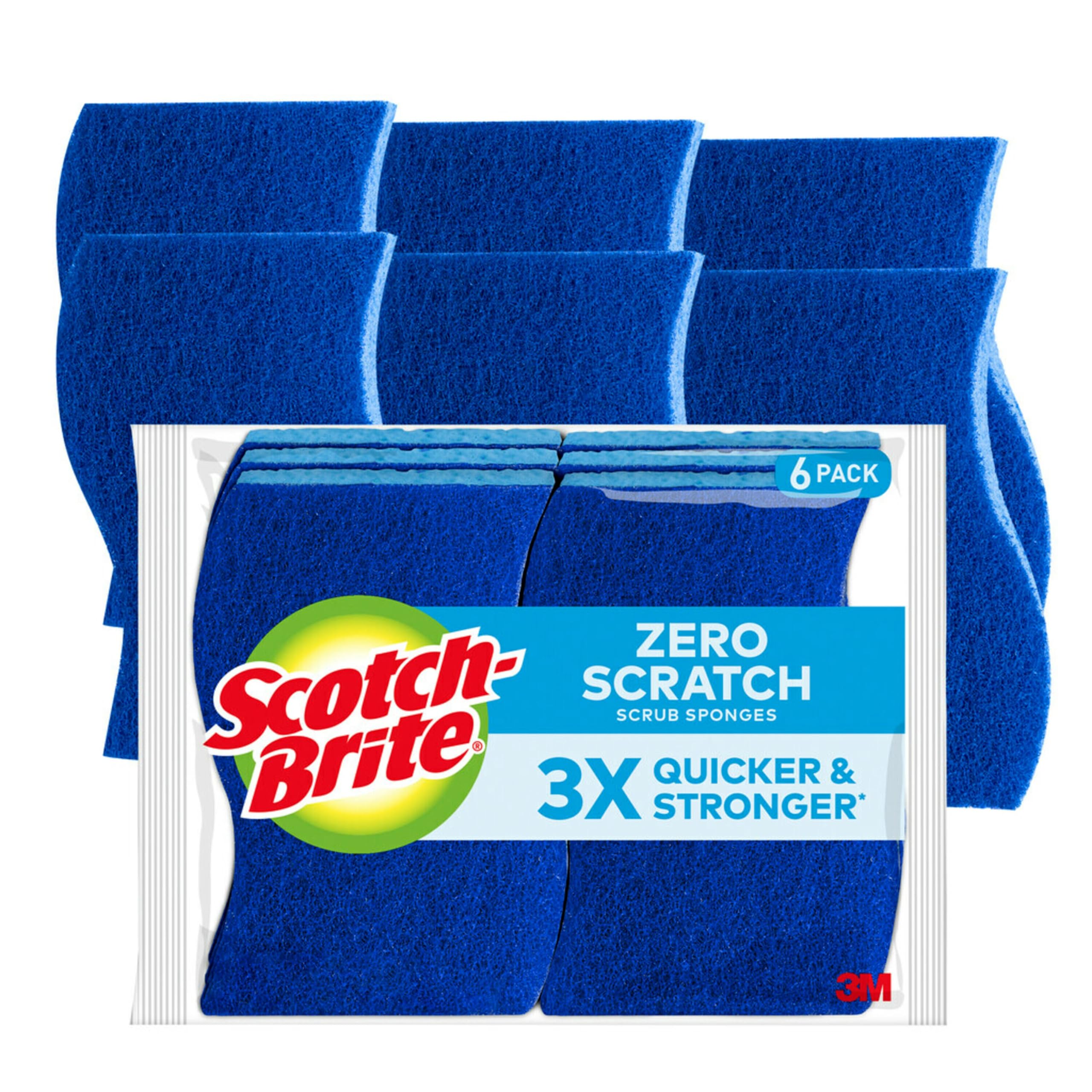 Foto 2 pulgar | Esponjas De Cocina Scotch-brite Zero Scratch 6 - Venta Internacional.