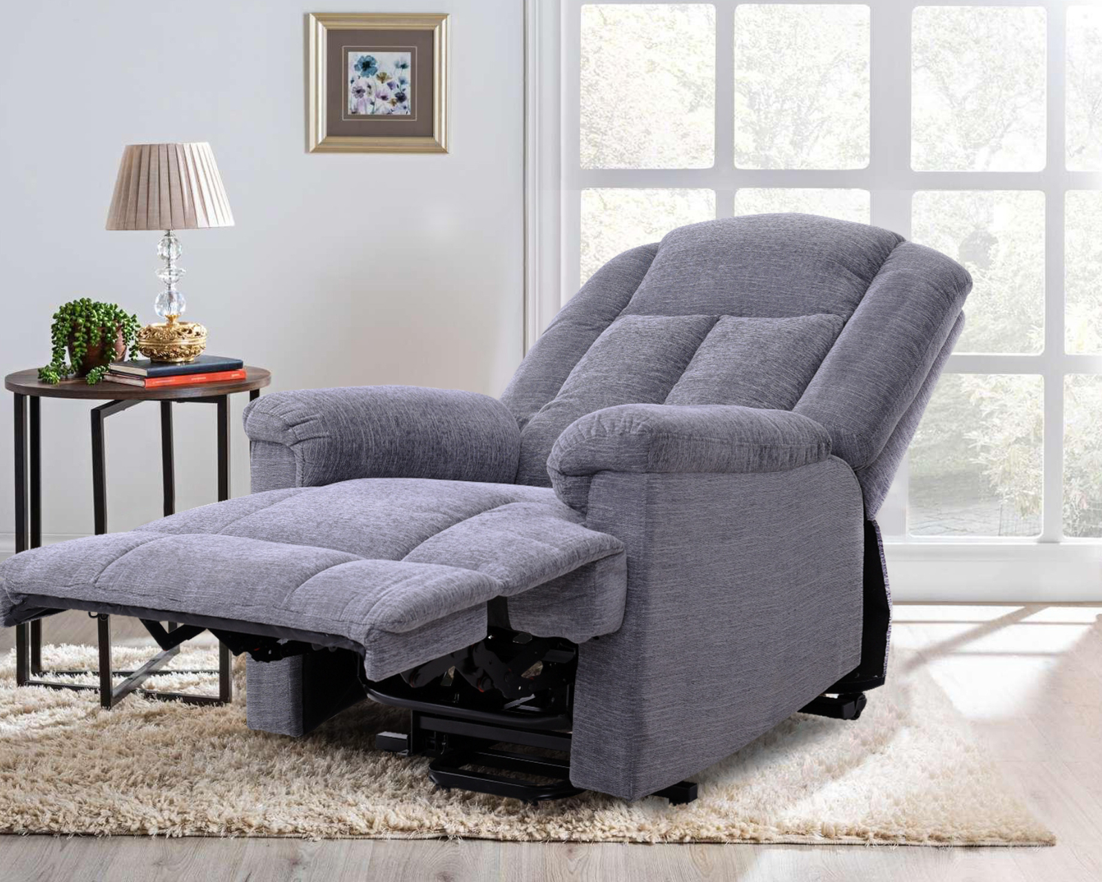 Foto 8 pulgar | Sillón Reclinable Eléctrico Cosmobel Ixia color Gris