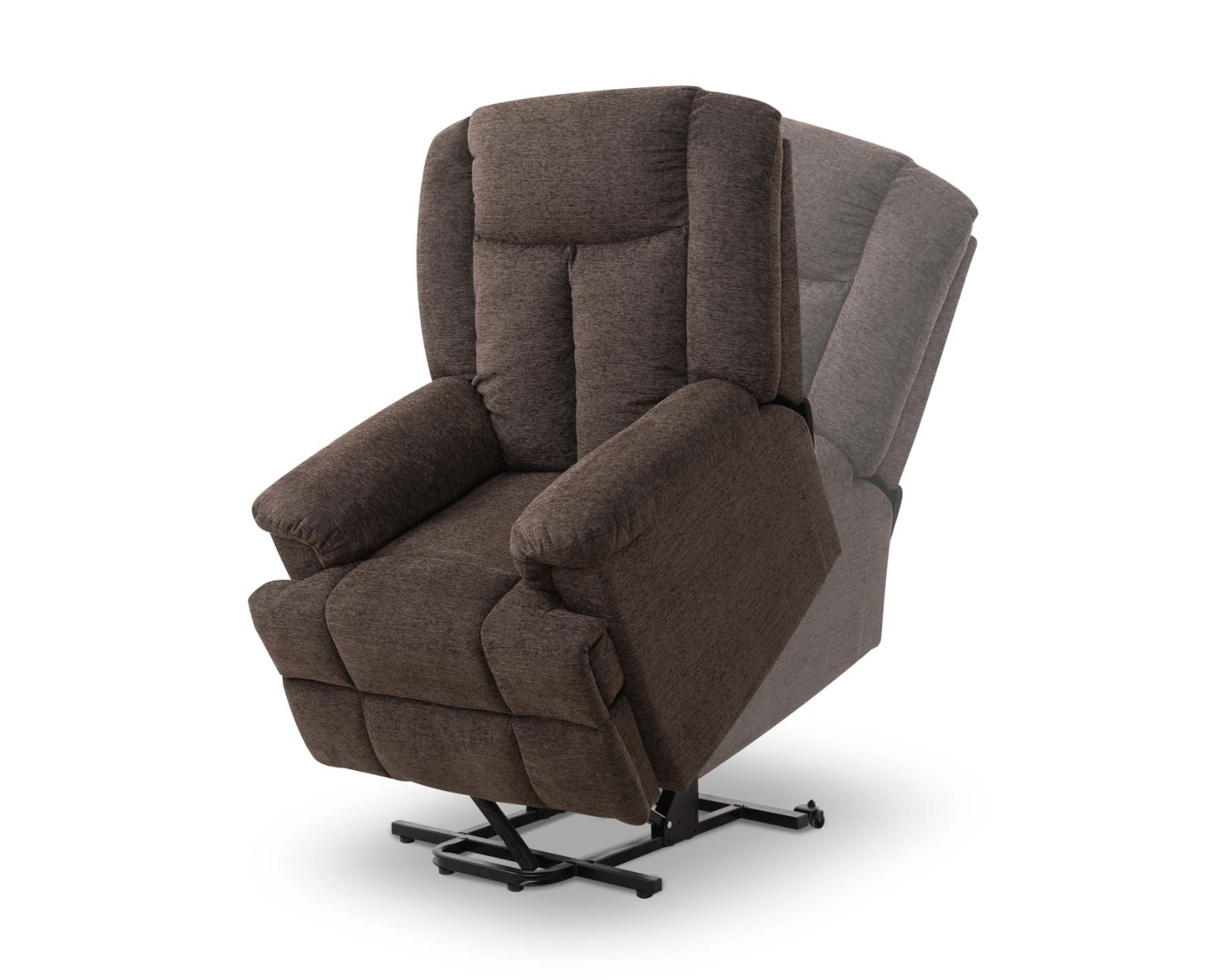 Foto 2 pulgar | Sillón Reclinable Eléctrico Cosmobel Ixia color Café De Tela
