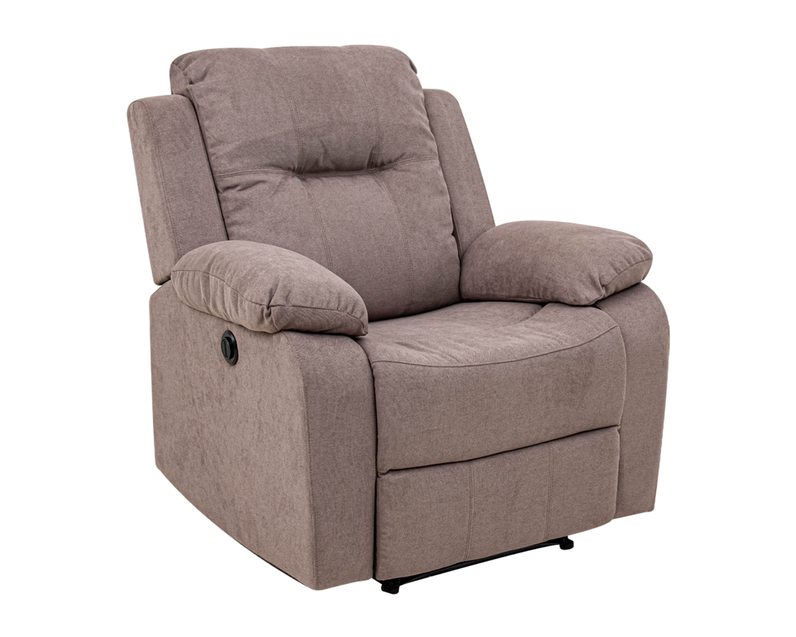 Sillón Reclinable Eléctrico Cosmobel Cloe Color Taupe De Tela