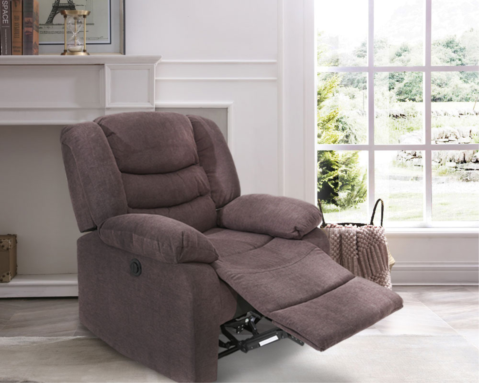 Foto 6 | Sillón Reclinable Cosmobel Milán color Café