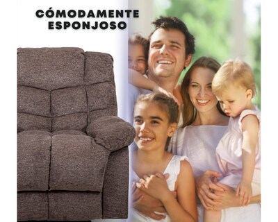 Foto 3 | Sillón Reclinable Cosmobel Ethan color Taupe