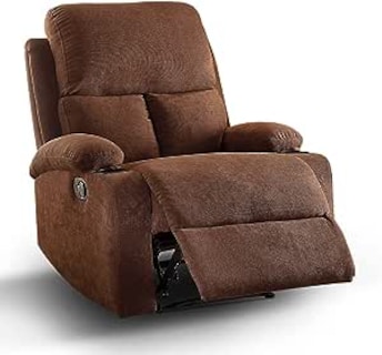 Foto 1 | Sillón Reclinable Cosmobel Brady Color Café de Tela