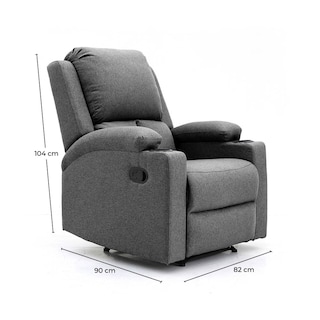 Foto 4 | Sillón Vanlig Toscano Reclinable color Gris