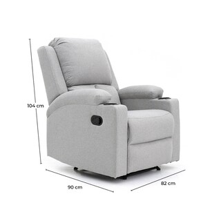 Foto 5 | Sillón Vanlig Toscano Reclinable color Gris