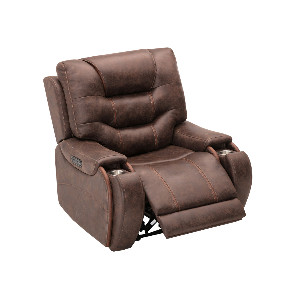 Foto 2 pulgar | Sillón Reclinable Eléctrico Cosmobel Harrison Café