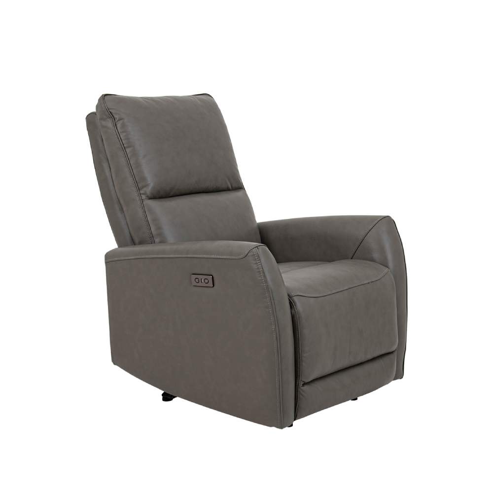 Foto 2 pulgar | Sillón Reclinable Eléctrico de Piel Cosmobel Jermell Gris