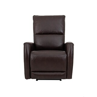 Foto 3 | Sillón Reclinable Eléctrico de Piel Cosmobel Jermell Marrón