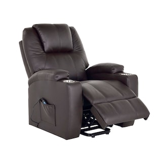 Foto 3 | Sillón Reclinable Eléctrico Cosmobel Phoenix Marrón con Elevador