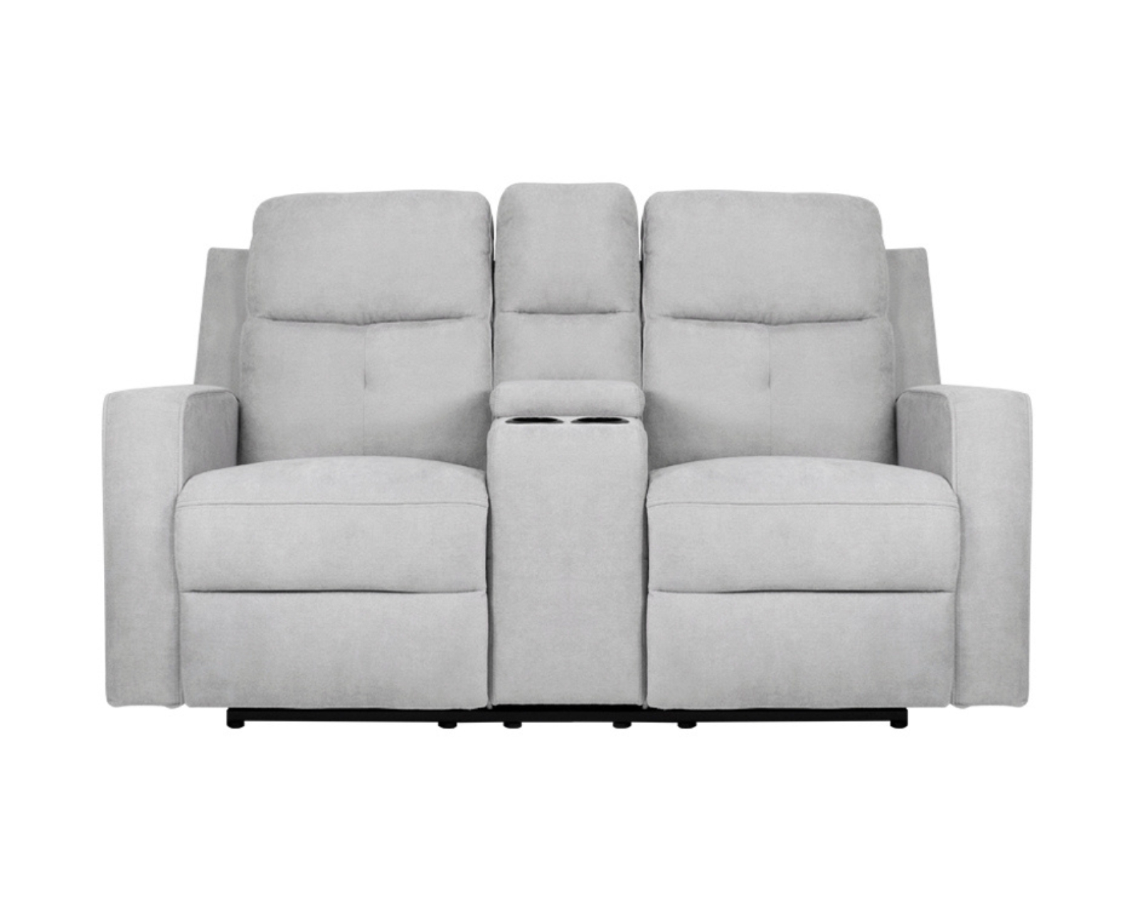 Foto 5 pulgar | Love Seat Reclinable Easy Living Moon Gris Claro