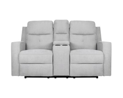 Foto 4 | Love Seat Reclinable Easy Living Moon Gris Claro