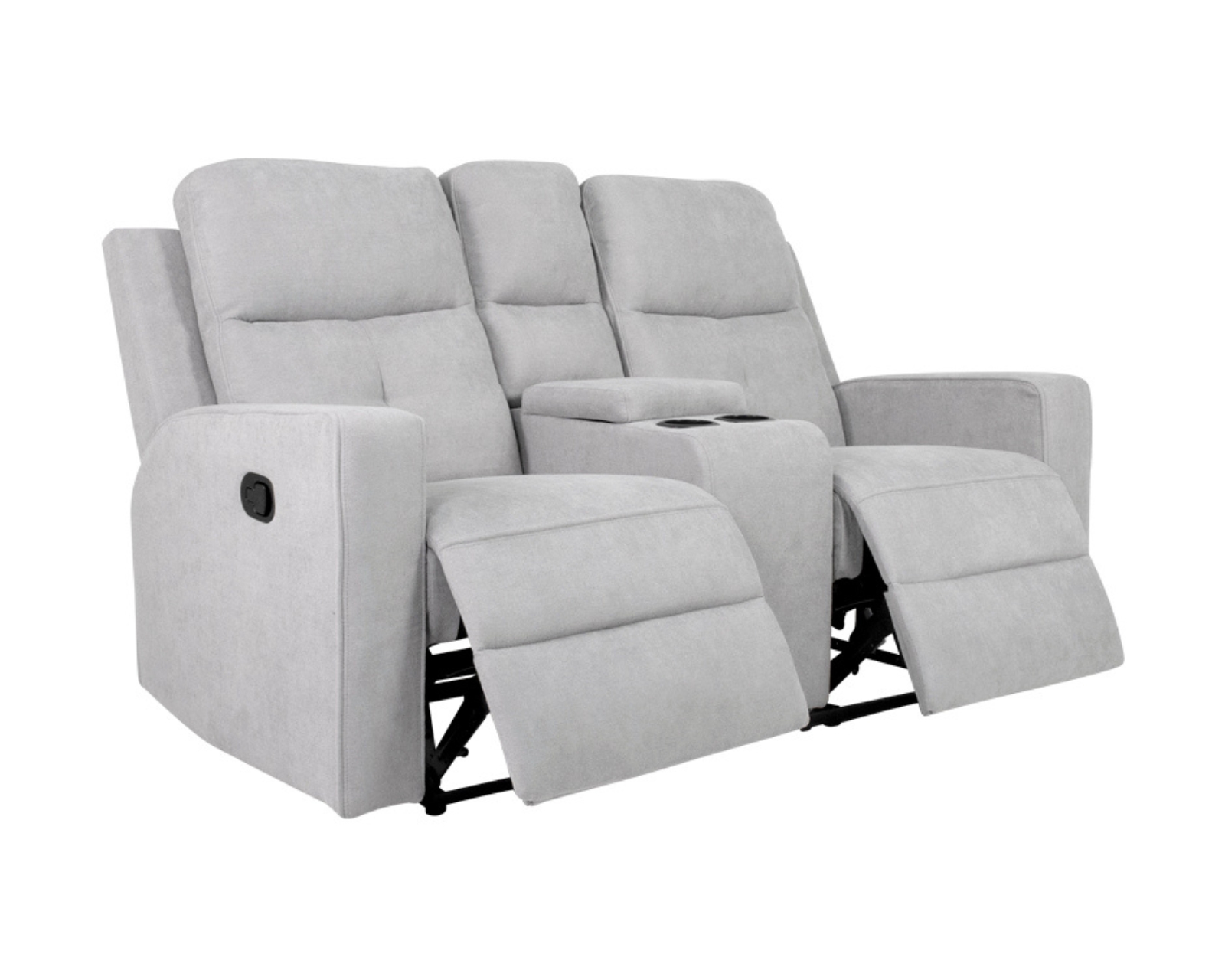 Foto 6 pulgar | Love Seat Reclinable Easy Living Moon Gris Claro