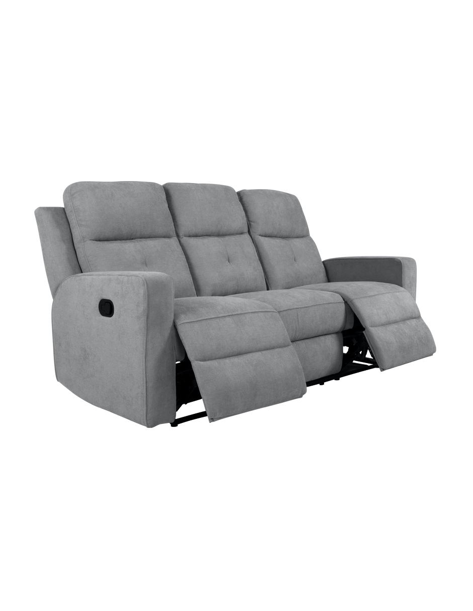 Foto 3 pulgar | Sofá Reclinable Easy Living Moon Gris Oxford