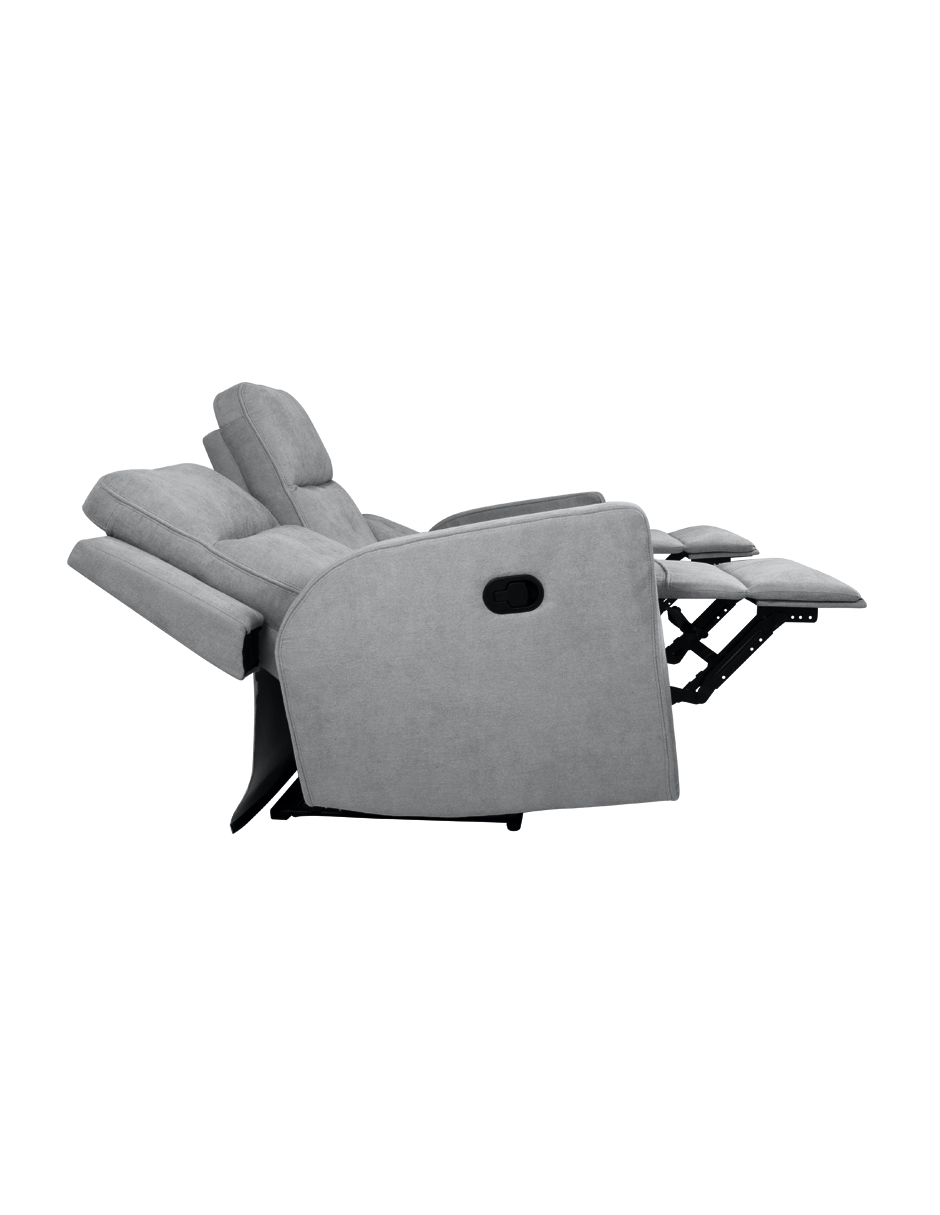 Foto 4 pulgar | Sofá Reclinable Easy Living Moon Gris Oxford