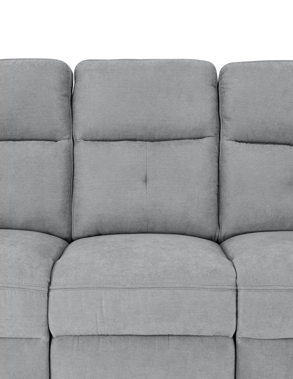 Foto 6 pulgar | Sofá Reclinable Easy Living Moon Gris Oxford
