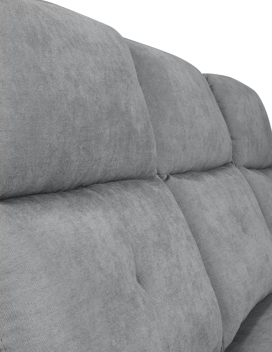 Foto 7 pulgar | Sofá Reclinable Easy Living Moon Gris Oxford