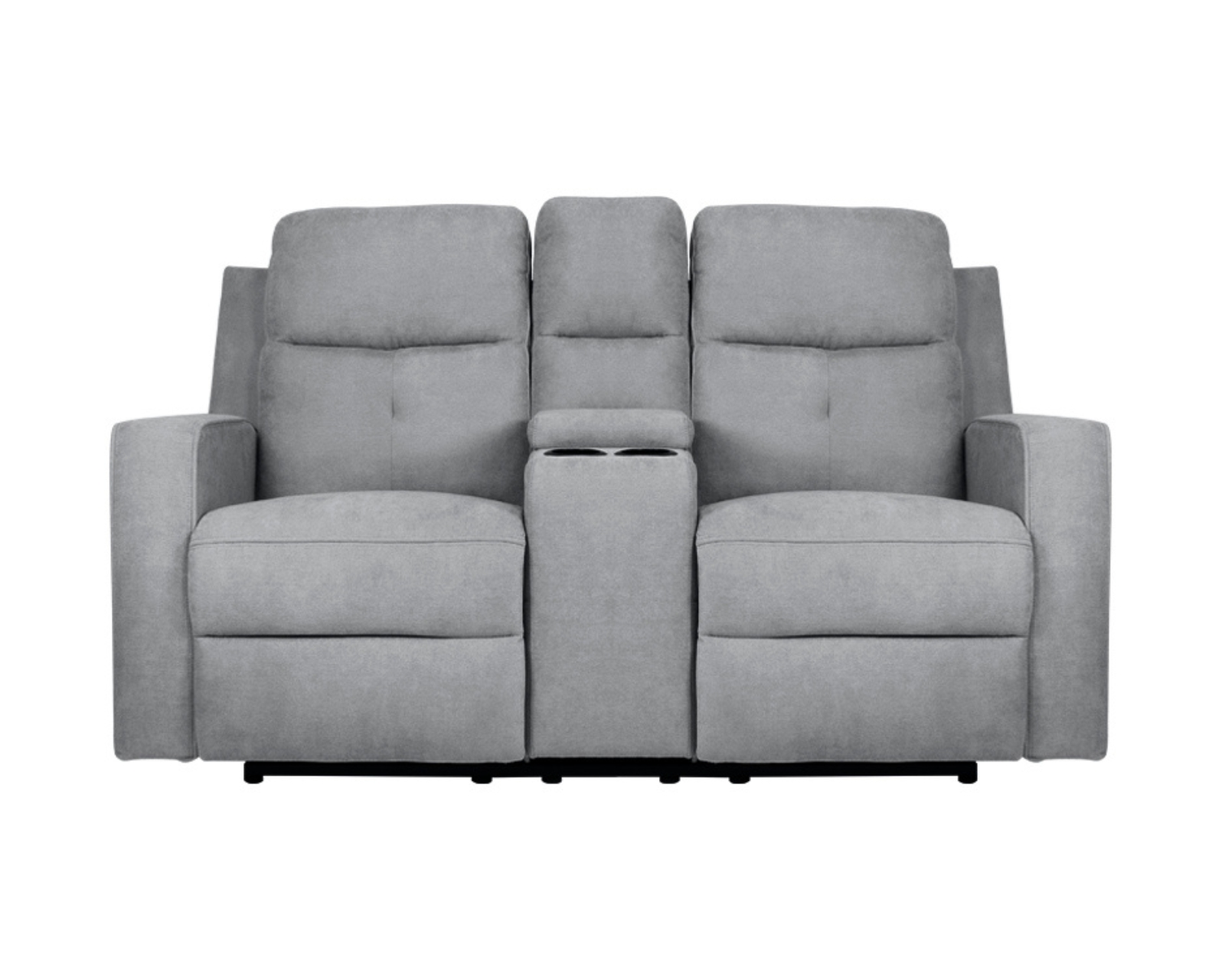 Foto 5 pulgar | Love Seat Reclinable Easy Living Moon Gris Oxford