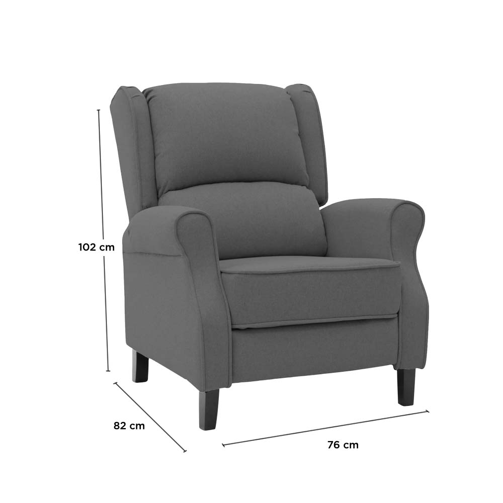 Foto 5 pulgar | Sillón Reclinable Vanlig color Gris