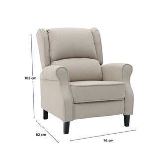 Foto 4 | Sillón Reclinable Vanlig color Beige