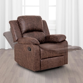 Foto 1 | Sillón Reclinable Manual West de Tela color Café