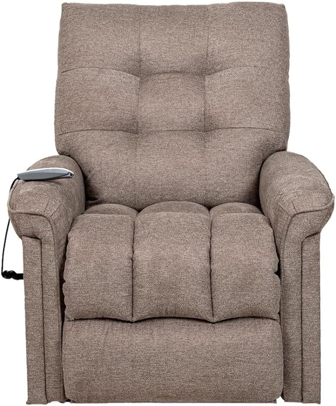 Foto 4 pulgar | Sillon Reclinable Electrico con Elevador Cosmobel Acantha Café