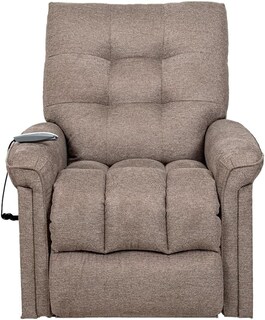 Foto 3 | Sillon Reclinable Electrico con Elevador Cosmobel Acantha Café