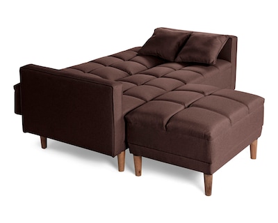 Foto 5 | Sala Modular Sofá Cama Reversible de Lino Chocolate Mykolo Makora