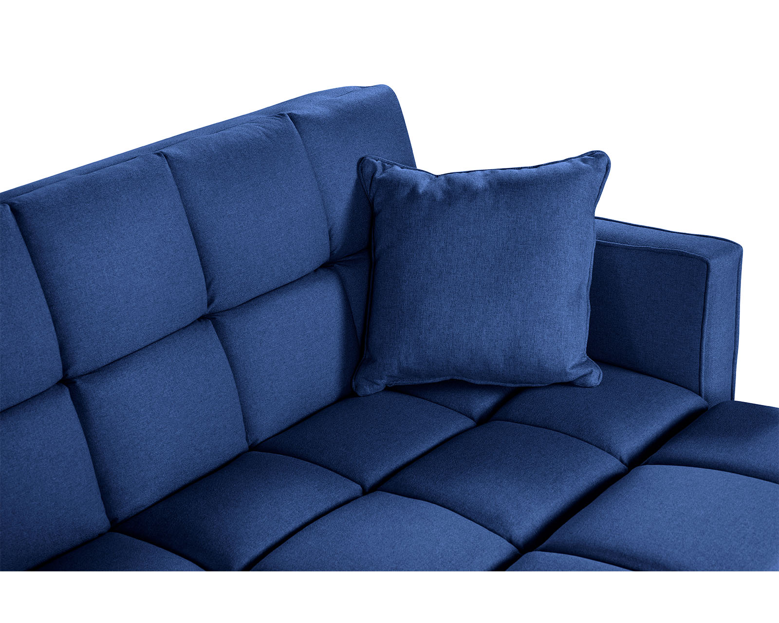 Foto 6 | Sala Modular Sofá Cama Reversible de Lino Azul Mykolo Makora