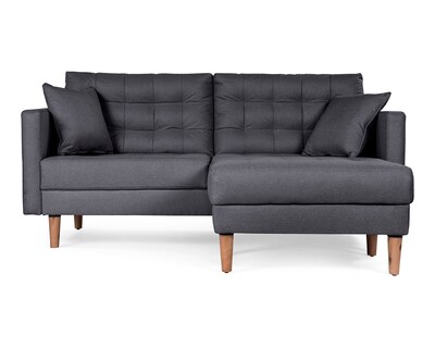 Foto 2 | Sala Modular Sofá Cama Reversible de Lino Gris Oxford Modelo Jerome