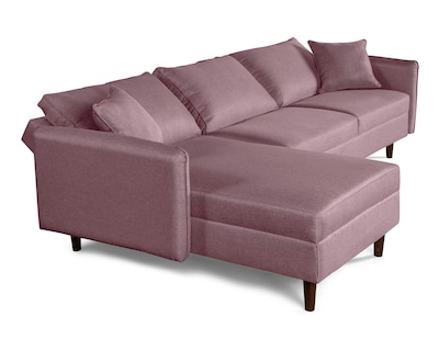 Foto 2 | Sala Modular Sofá Cama Reversible De Lino Palo De Rosa Beehive Memory Foam Modelo Analia