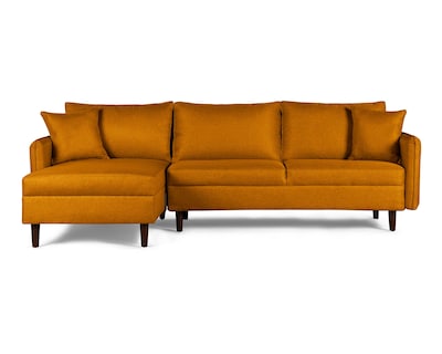 Foto 2 | Sala Modular Analia Mostaza Makora Beehive Memory Foam de lino