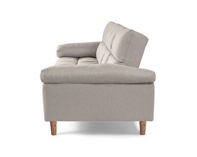 Foto 4 | Sofá Cama De Lino Color Gris Claro Modelo Gabbana